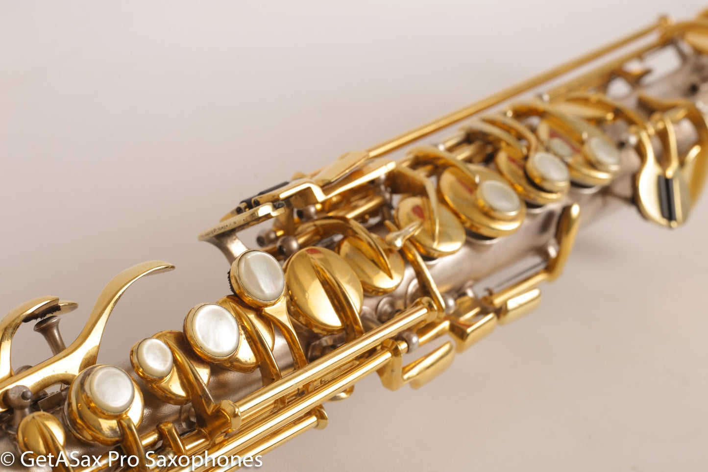 Conn New Wonder II Bb Soprano Saxophone 196145 Silver Plate w/Mods Repadded