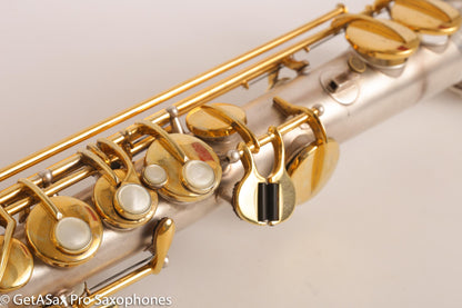 Conn New Wonder II Bb Soprano Saxophone 196145 Silver Plate w/Mods Repadded