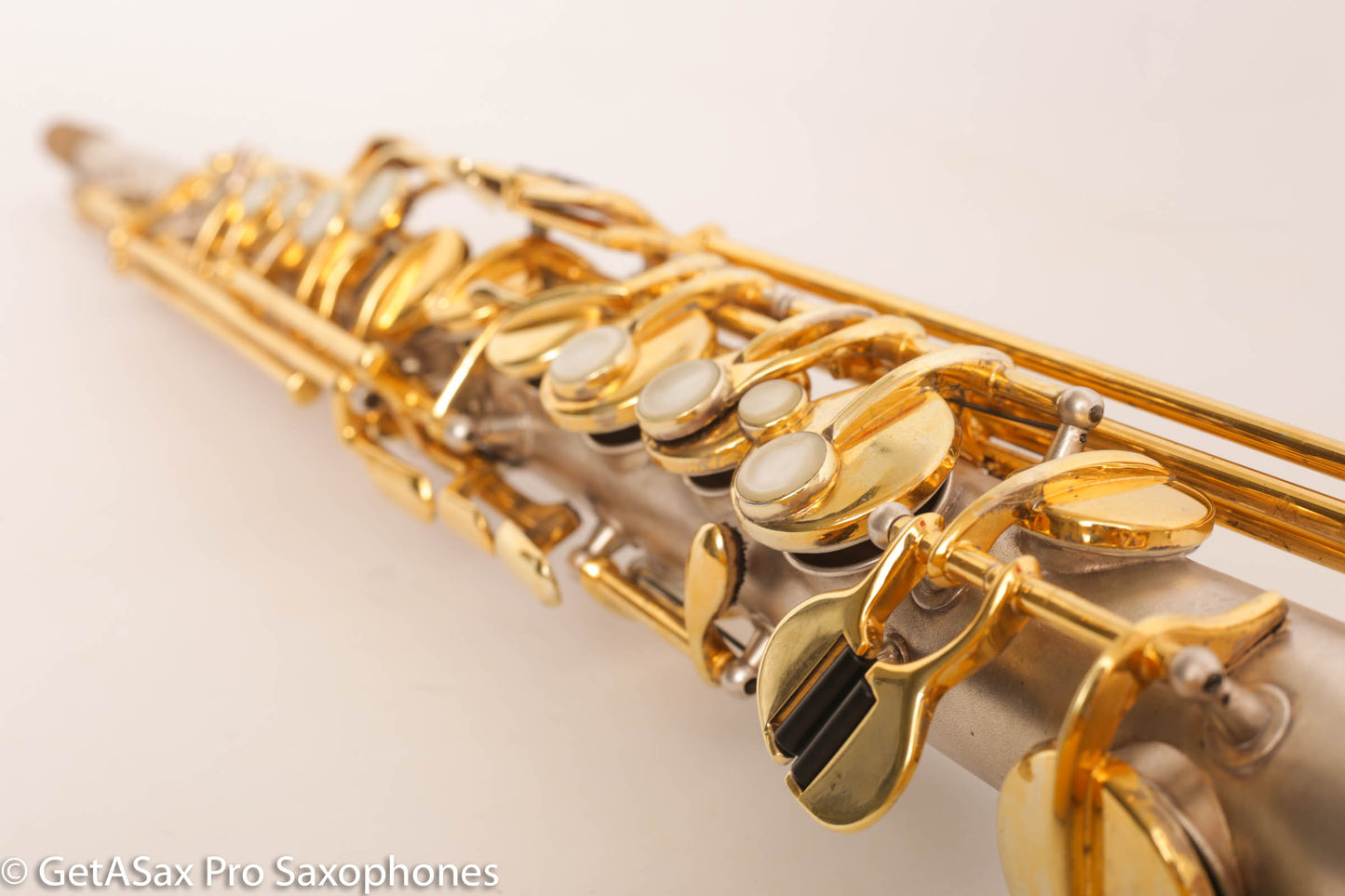 Conn New Wonder II Bb Soprano Saxophone 196145 Silver Plate w/Mods Repadded