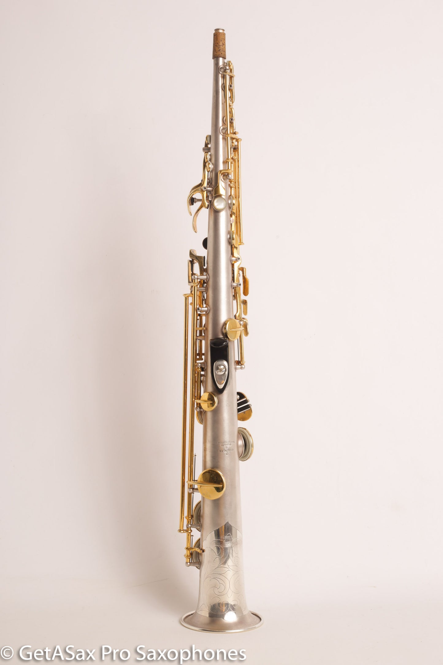 Conn New Wonder II Bb Soprano Saxophone 196145 Silver Plate w/Mods Repadded