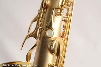 Conn New Wonder II Tenor Original Gold Plate Near Mint Fresh Overhaul Excellent Player 198048