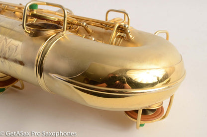 Conn New Wonder II Tenor Original Gold Plate Near Mint Fresh Overhaul Excellent Player 198048