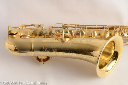 Conn New Wonder II Tenor Original Gold Plate Near Mint Fresh Overhaul Excellent Player 198048