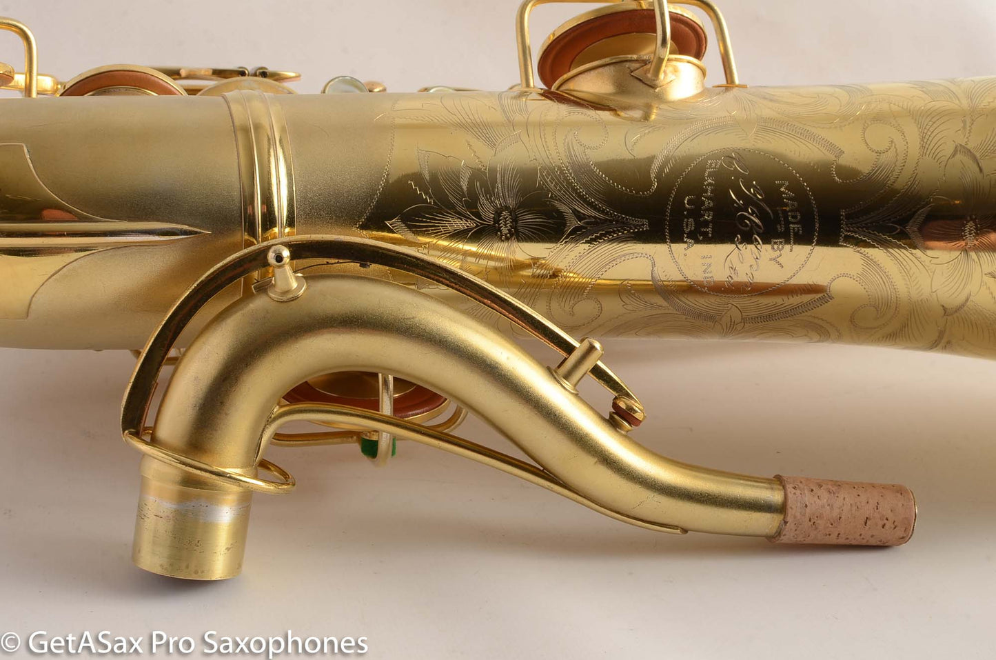 Conn New Wonder II Tenor Original Gold Plate Near Mint Fresh Overhaul Excellent Player 198048
