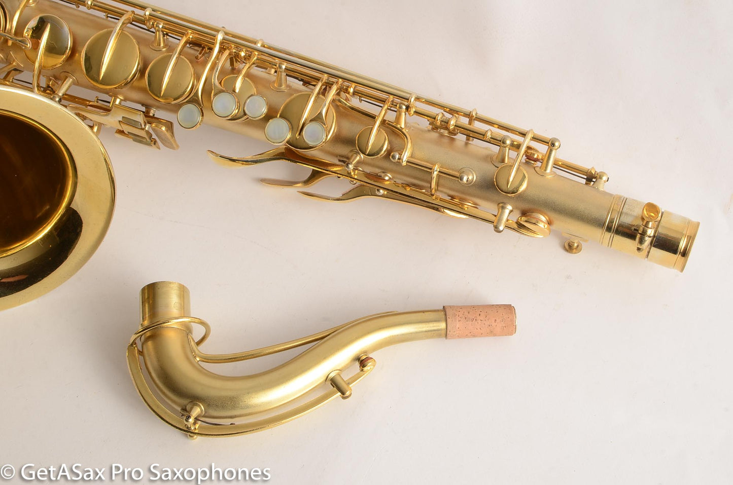 Conn New Wonder II Tenor Original Gold Plate Near Mint Fresh Overhaul Excellent Player 198048