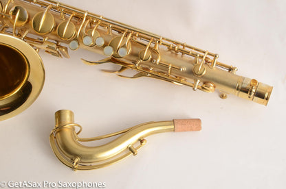 Conn New Wonder II Tenor Original Gold Plate Near Mint Fresh Overhaul Excellent Player 198048