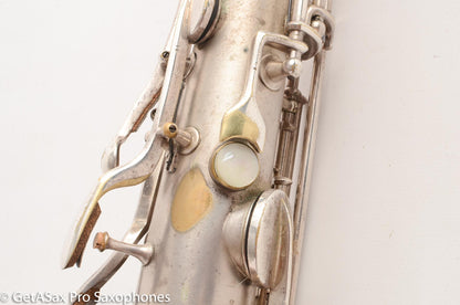 Conn New Wonder II Chu Berry Tenor Saxophone Silver Great Player! 172121