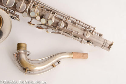 Conn New Wonder II Chu Berry Tenor Saxophone Silver Great Player! 172121