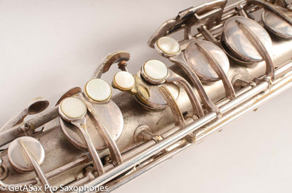 Conn New Wonder II Chu Berry Tenor Saxophone Silver Great Player! 172121