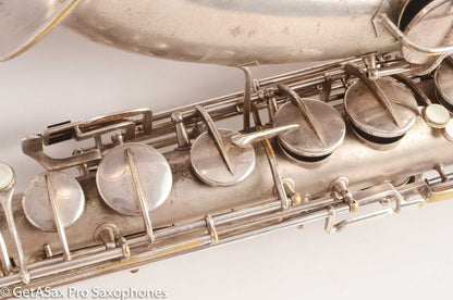 Conn New Wonder II Chu Berry Tenor Saxophone Silver Great Player! 172121