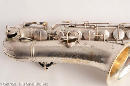 Conn New Wonder II Chu Berry Tenor Saxophone Silver Great Player! 172121