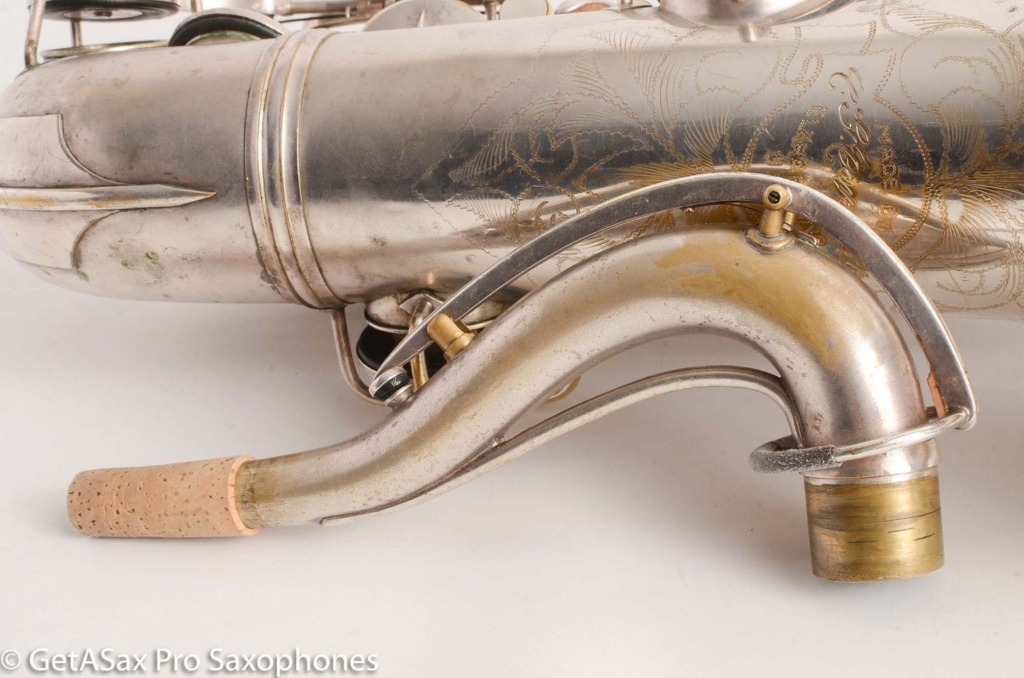 Conn New Wonder II Chu Berry Tenor Saxophone Silver Great Player! 172121