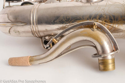 Conn New Wonder II Chu Berry Tenor Saxophone Silver Great Player! 172121