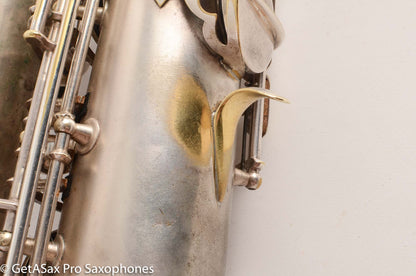 Conn New Wonder II Chu Berry Tenor Saxophone Silver Great Player! 172121
