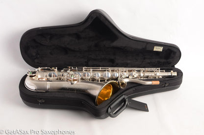 Conn NWII Chu Berry Tenor Saxophone Original Silver Excellent Condition Fresh Overhaul 171943