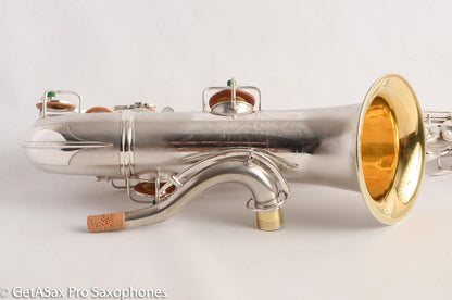 Conn NWII Chu Berry Tenor Saxophone Original Silver Excellent Condition Fresh Overhaul 171943