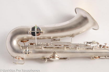 Conn NWII Chu Berry Tenor Saxophone Original Silver Excellent Condition Fresh Overhaul 171943