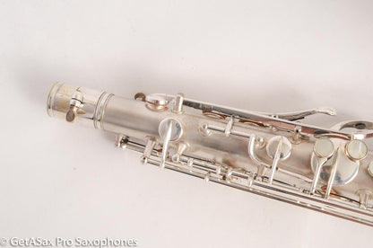 Conn NWII Chu Berry Tenor Saxophone Original Silver Excellent Condition Fresh Overhaul 171943