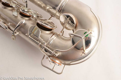 Conn NWII Chu Berry Tenor Saxophone Original Silver Excellent Condition Fresh Overhaul 171943