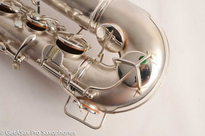 Conn NWII Chu Berry Tenor Saxophone Original Silver Excellent Condition Fresh Overhaul 171943