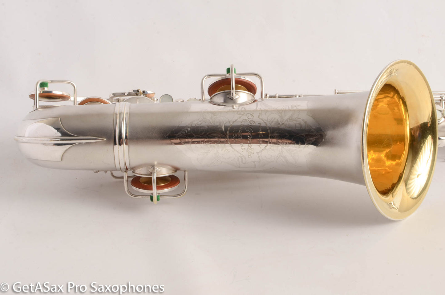 Conn NWII Chu Berry Tenor Saxophone Original Silver Excellent Condition Fresh Overhaul 171943