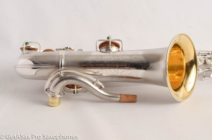 Conn NWII Chu Berry Tenor Saxophone Original Silver Excellent Condition Fresh Overhaul 171943