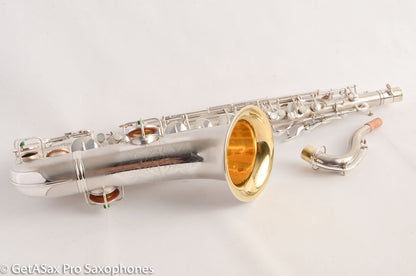 Conn NWII Chu Berry Tenor Saxophone Original Silver Excellent Condition Fresh Overhaul 171943