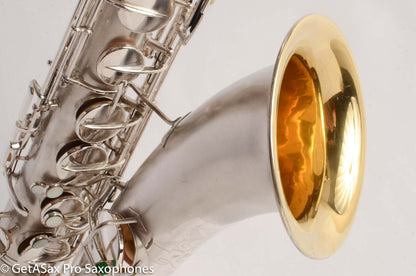 Conn NWII Chu Berry Tenor Saxophone Original Silver Excellent Condition Fresh Overhaul 171943