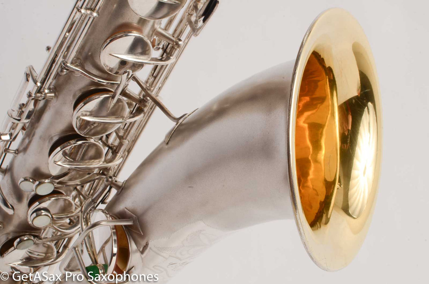 Conn NWII Chu Berry Tenor Saxophone Original Silver Excellent Condition Fresh Overhaul 171943