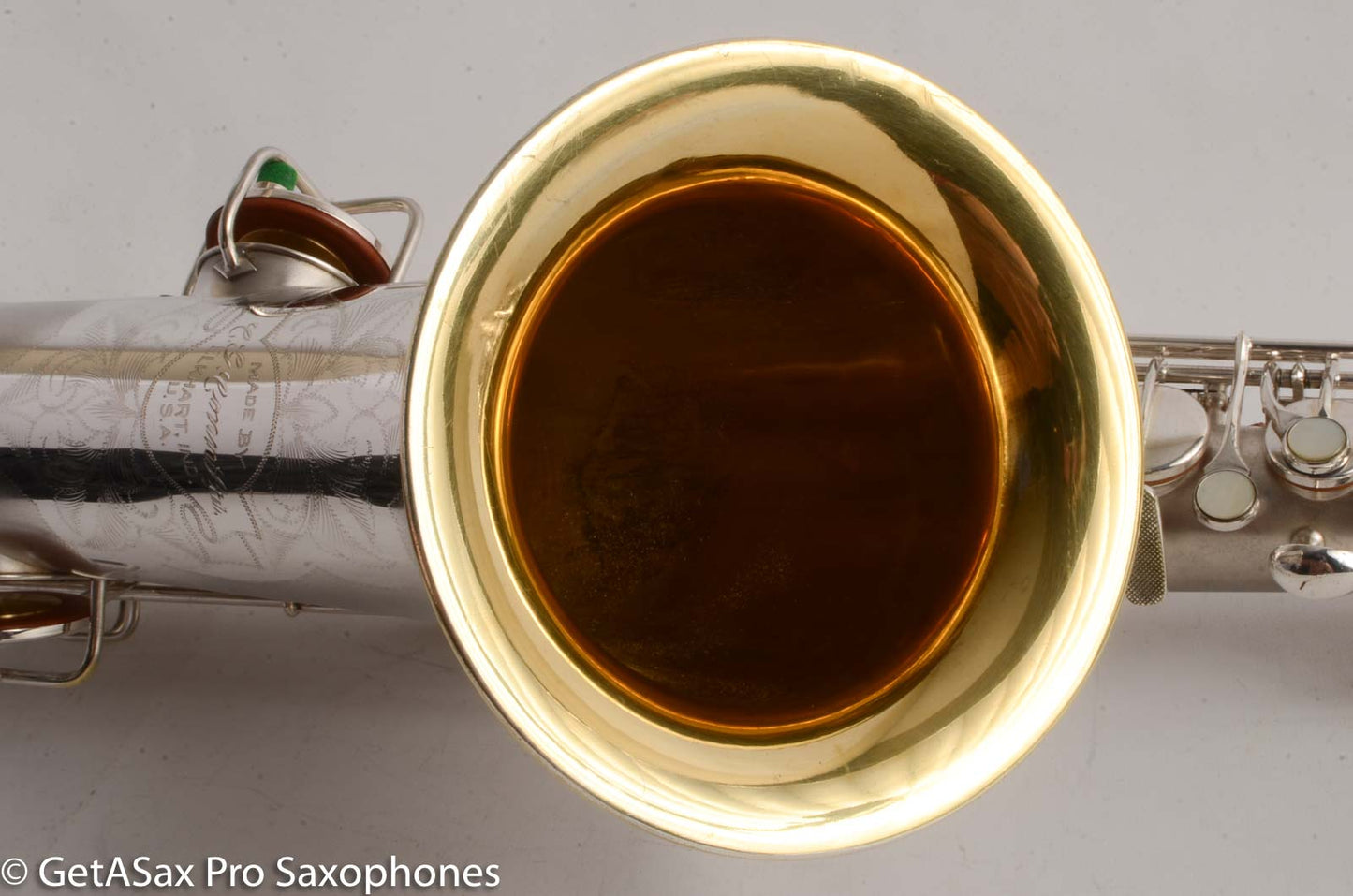 Conn NWII Chu Berry Tenor Saxophone Original Silver Excellent Condition Fresh Overhaul 171943