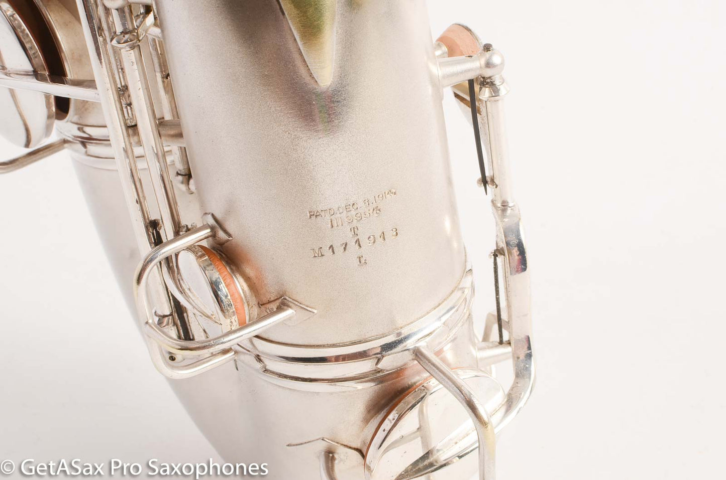 Conn NWII Chu Berry Tenor Saxophone Original Silver Excellent Condition Fresh Overhaul 171943