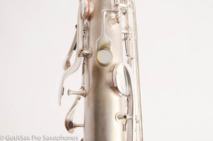 Conn NWII Chu Berry Tenor Saxophone Original Silver Excellent Condition Fresh Overhaul 171943