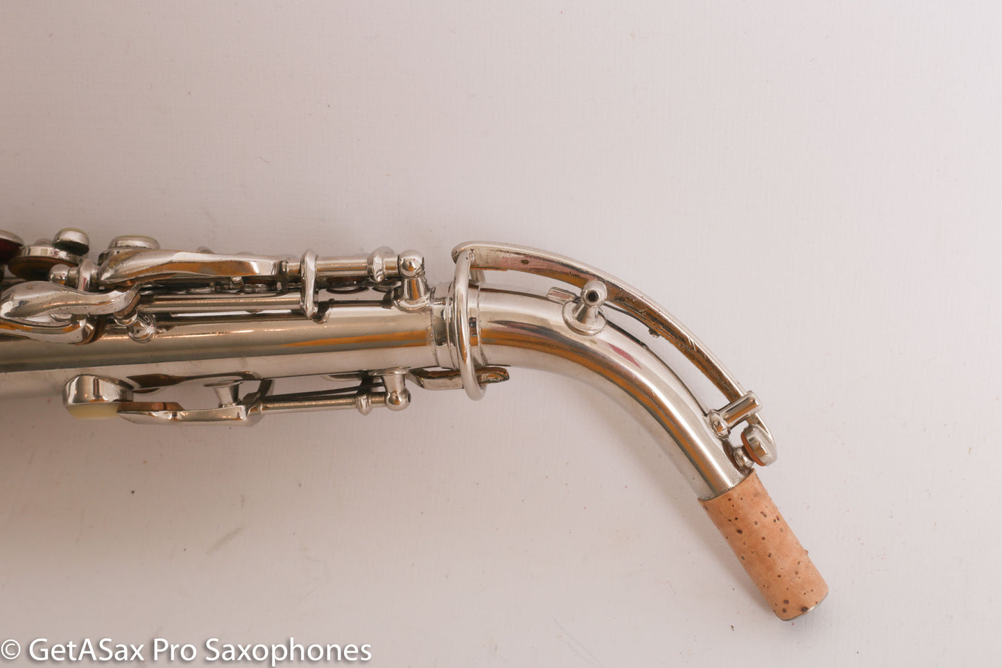 Conn New Wonder II Curved Soprano Excellent Condition Original Nickel Plate 206860