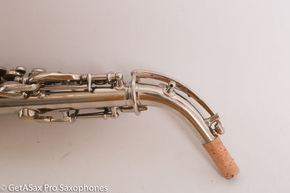 Conn New Wonder II Curved Soprano Excellent Condition Original Nickel Plate 206860