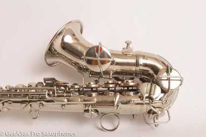 Conn New Wonder II Curved Soprano Excellent Condition Original Nickel Plate 206860