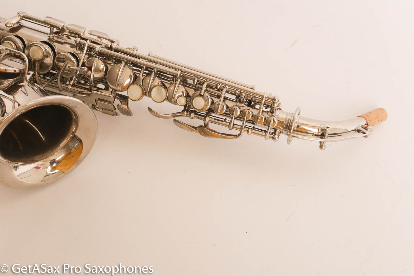 Conn New Wonder II Curved Soprano Excellent Condition Original Nickel Plate 206860