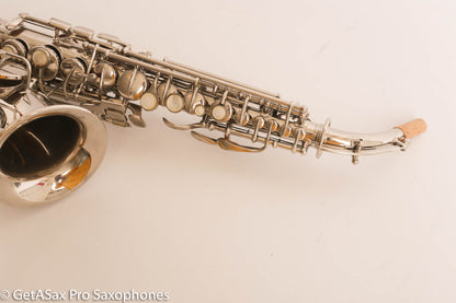 Conn New Wonder II Curved Soprano Excellent Condition Original Nickel Plate 206860