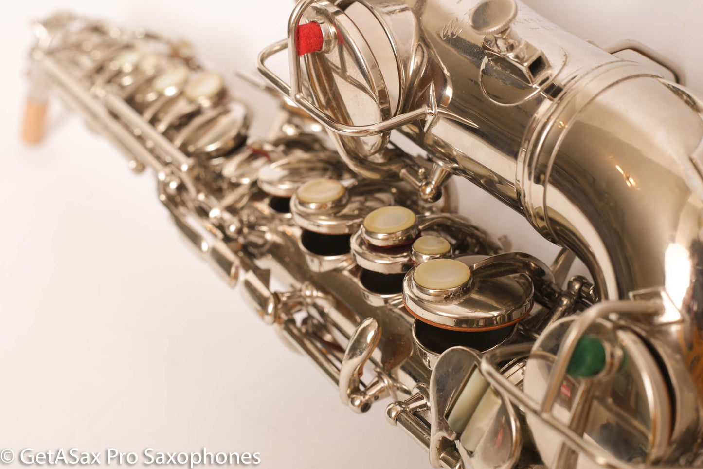 Conn New Wonder II Curved Soprano Excellent Condition Original Nickel Plate 206860