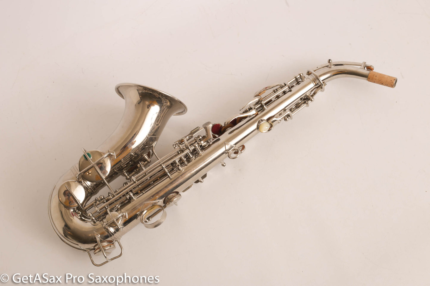 Conn New Wonder II Curved Soprano Excellent Condition Original Nickel Plate 206860