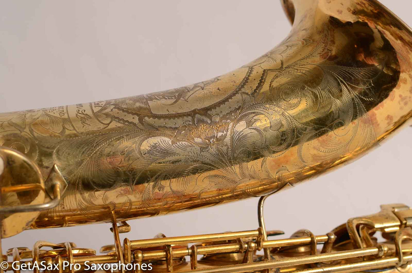 Conn Gold Portrait New Wonder II Chu Berry Tenor Saxophone 197907
