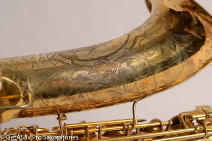 Conn Gold Portrait New Wonder II Chu Berry Tenor Saxophone 197907