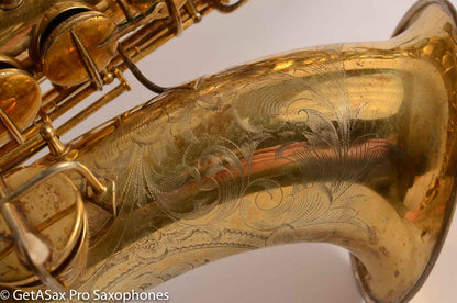 Conn Gold Portrait New Wonder II Chu Berry Tenor Saxophone 197907