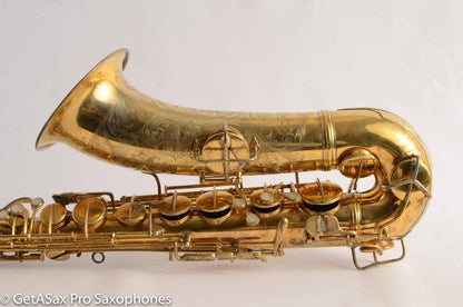 Conn Gold Portrait New Wonder II Chu Berry Tenor Saxophone 197907