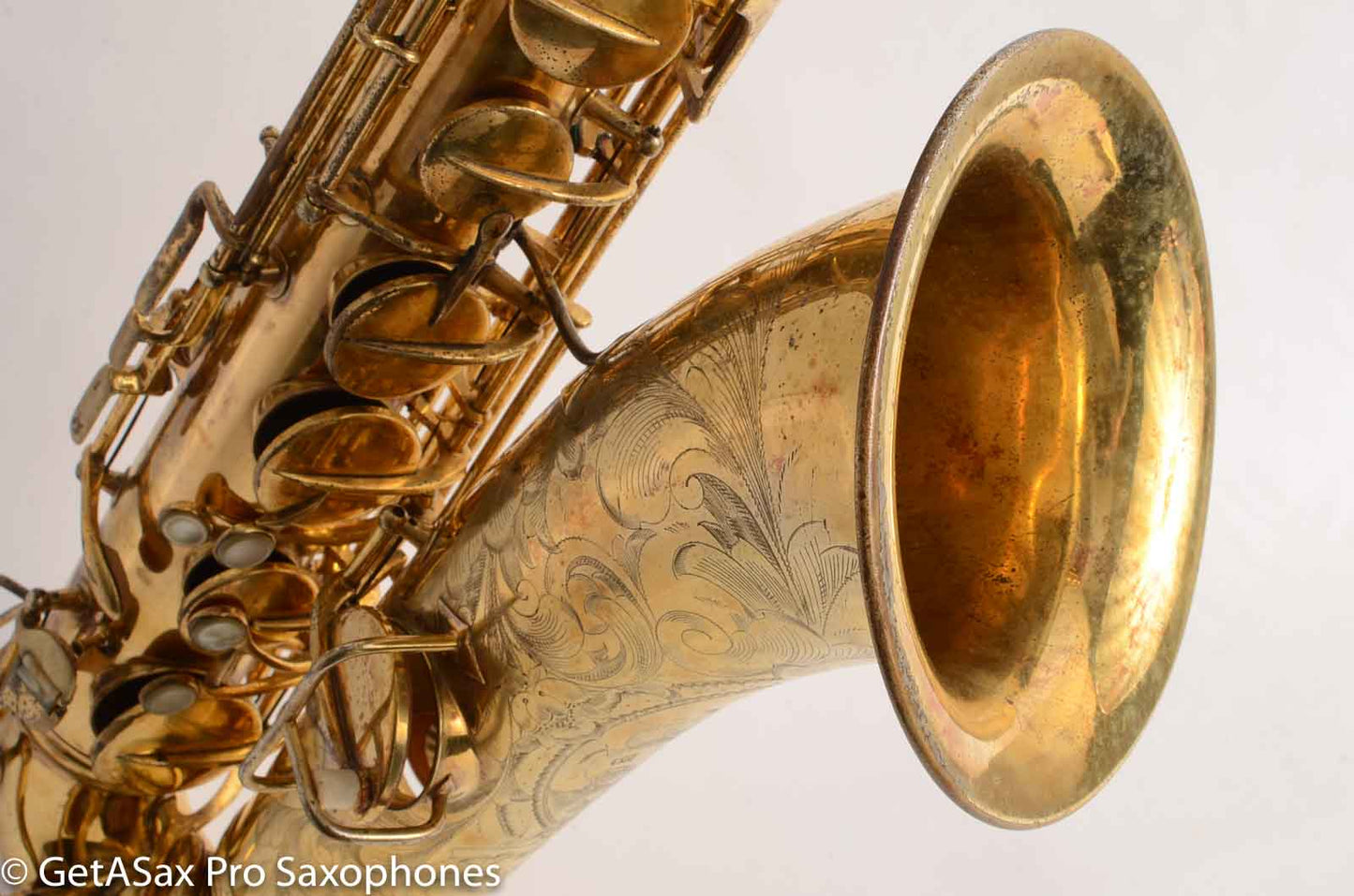 Conn Gold Portrait New Wonder II Chu Berry Tenor Saxophone 197907