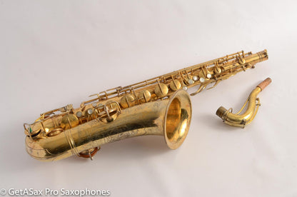 Conn Gold Portrait New Wonder II Chu Berry Tenor Saxophone 197907