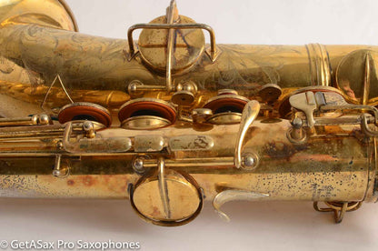 Conn Gold Portrait New Wonder II Chu Berry Tenor Saxophone 197907
