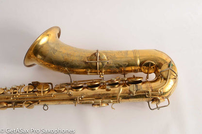 Conn Gold Portrait New Wonder II Chu Berry Tenor Saxophone 197907