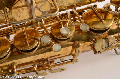 Conn Gold Portrait New Wonder II Chu Berry Tenor Saxophone 197907