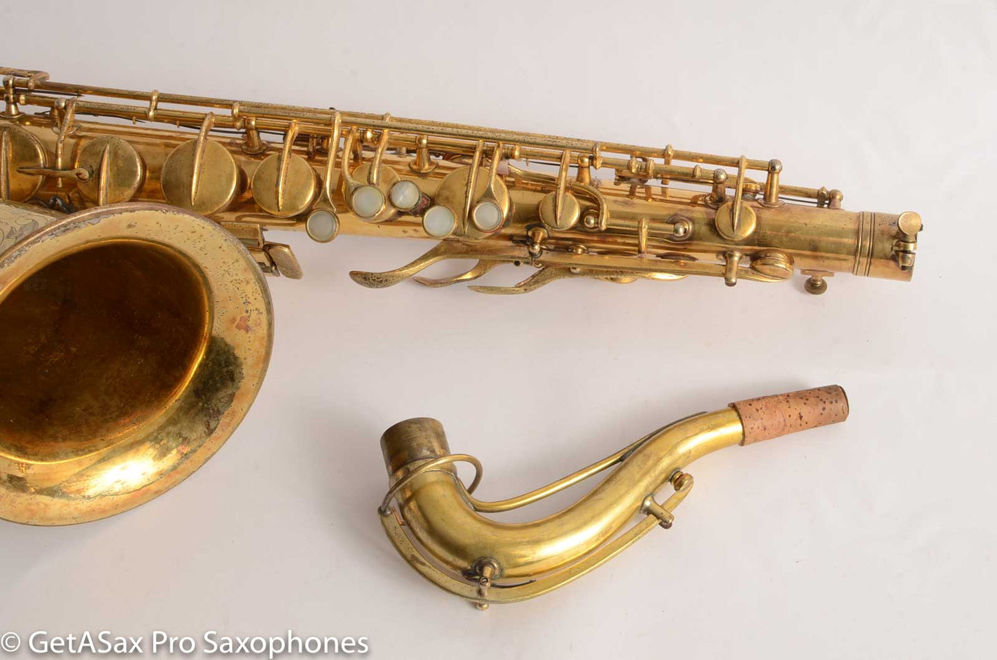 Conn Gold Portrait New Wonder II Chu Berry Tenor Saxophone 197907