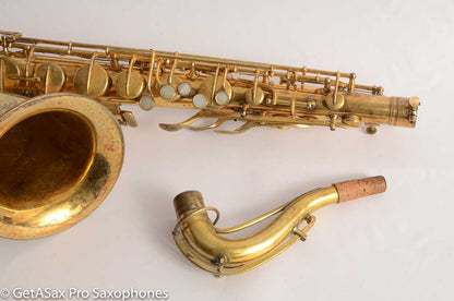Conn Gold Portrait New Wonder II Chu Berry Tenor Saxophone 197907
